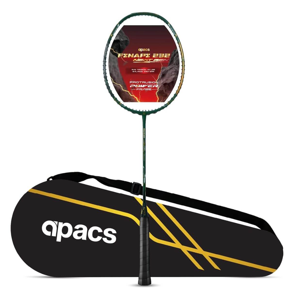 BOMBE MAT MINI (ND2 ver.)　RETRO STRIPE Apacs Finapi 232 Next Gen Badminton Racquet – Sportswing.in
