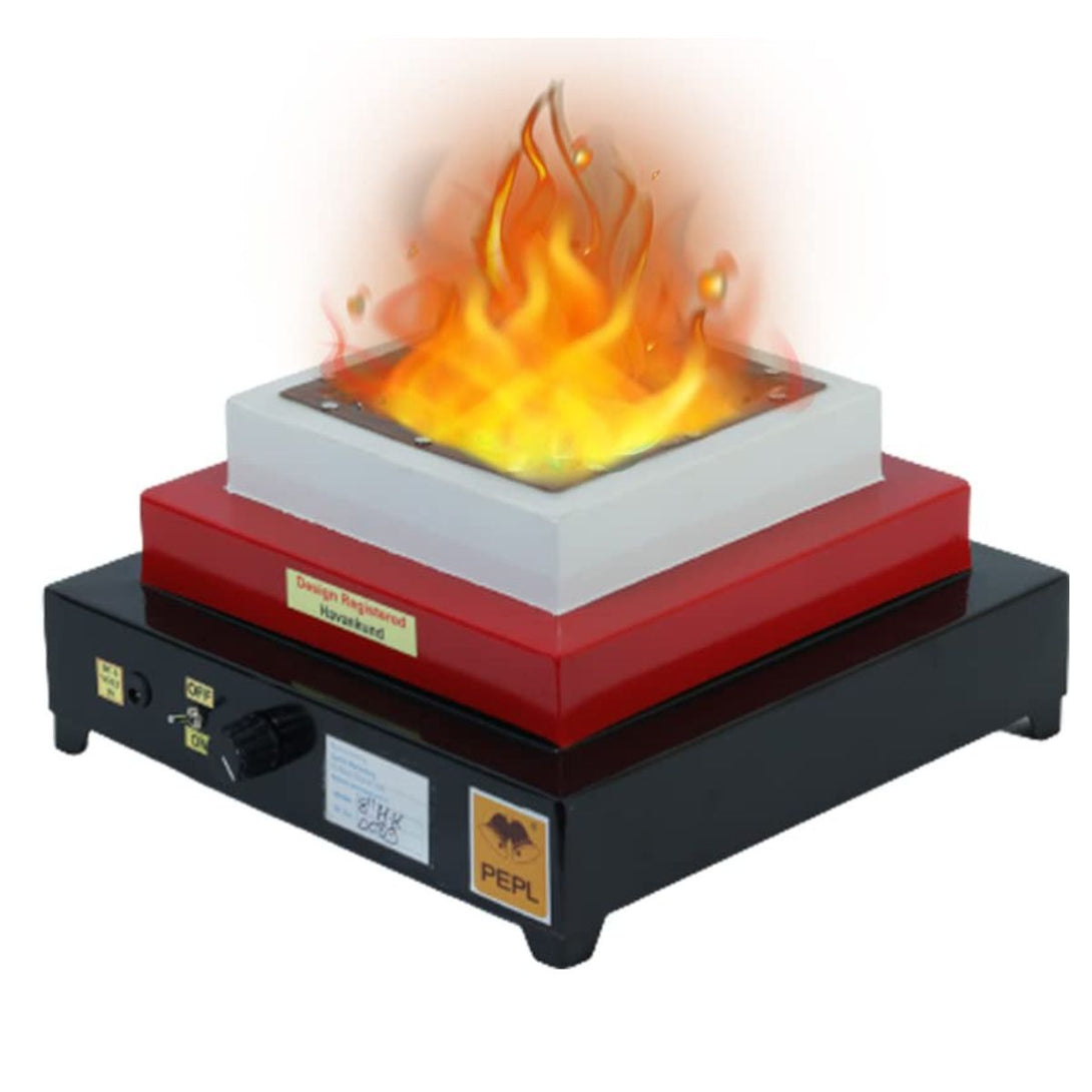 Bioflame Mild Steel 17″ Diagonal Smokeless Havan Kund-Large