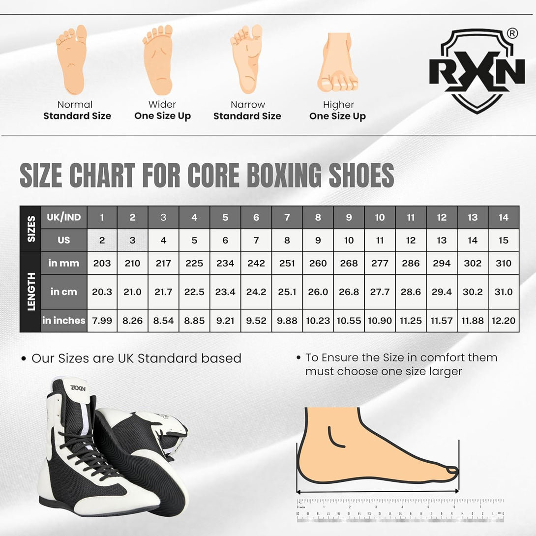 RXN Core Boxing Shoes - (BX-17)