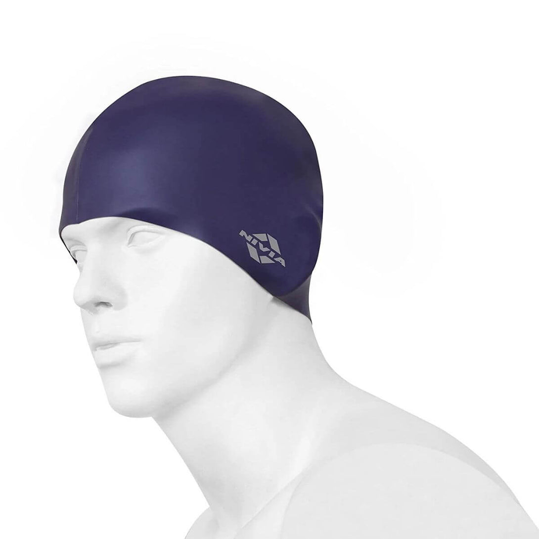 Nivia Classic Silicone Adult Swimming Cap
