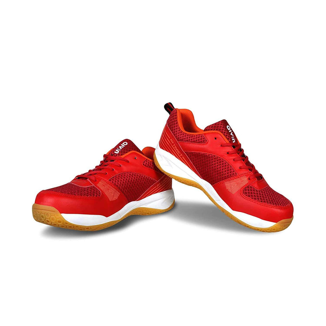Aivin Attract Badminton Shoes For Mens-Red