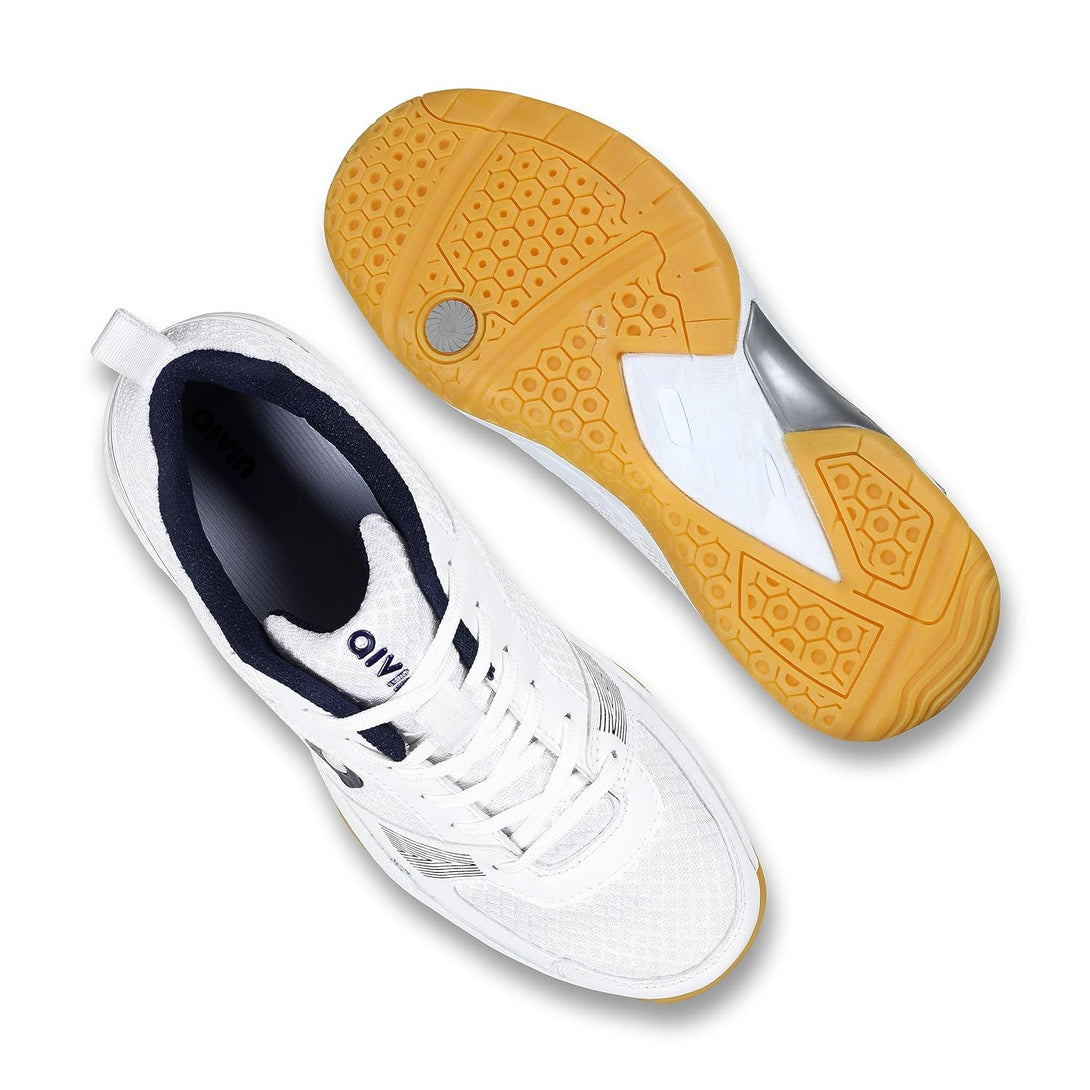 Aivin Attract Badminton Shoes For Mens-White