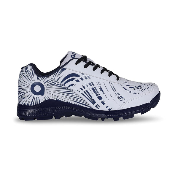 Aivin County Cricket Shoes for Man-White/Navy Blue