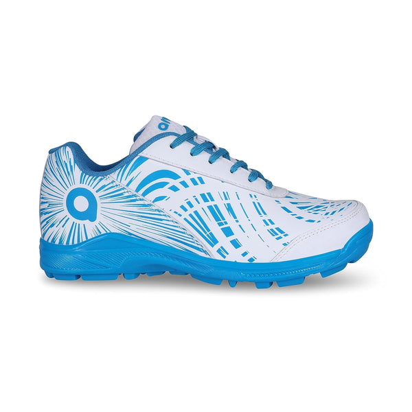 Aivin County Cricket Shoes for Man-White/Sky Blue