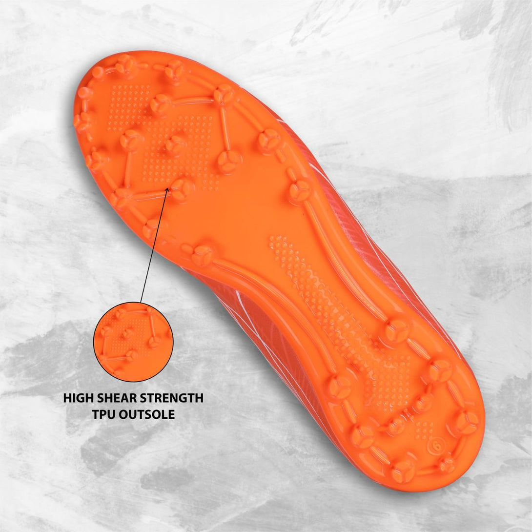 Aivin Trend Multi Ground Football Shoes (Orange)
