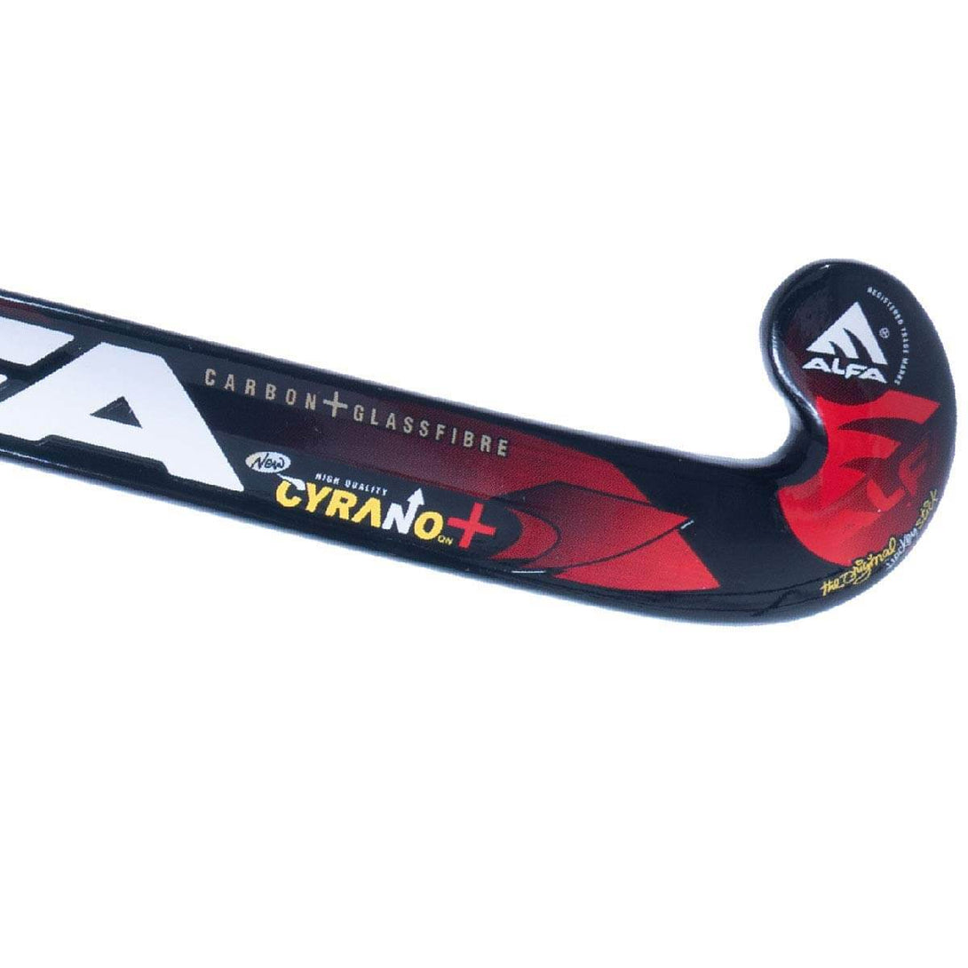 Alfa CYRANO Wooden Painted Hockey Stick (37 Inches)