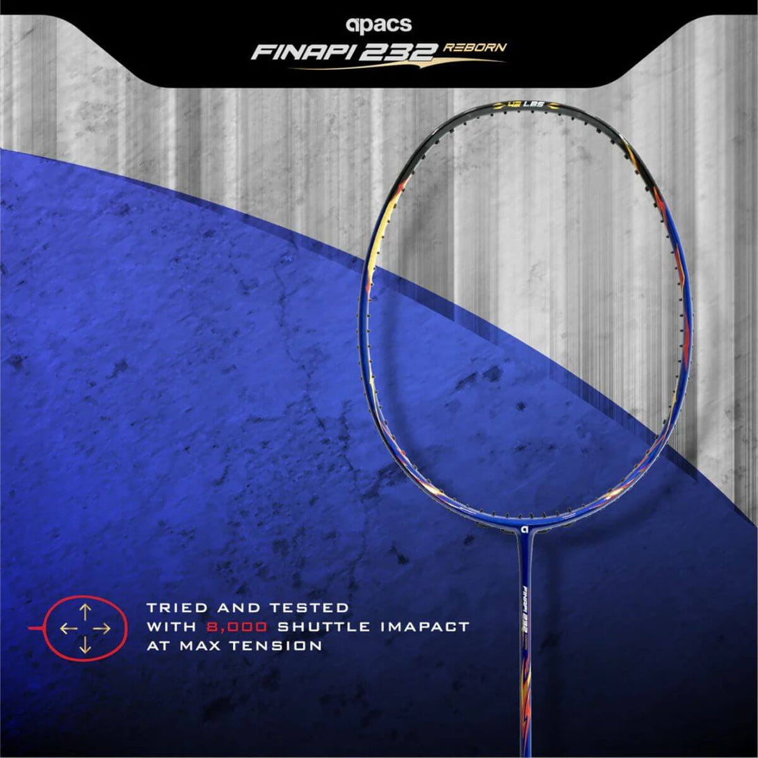 Apacs Finapi 232 Reborn Badminton Racquet-Unstrung