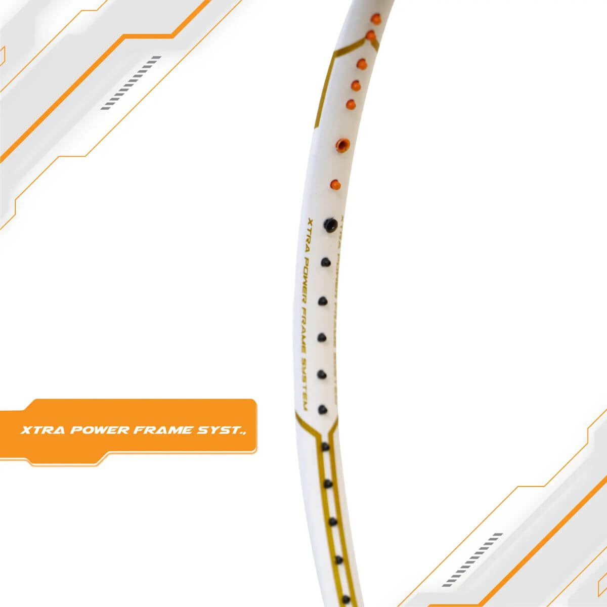 Apacs Finapi 232 Xtra Power Badminton Racquet (White) – Sportswing.in