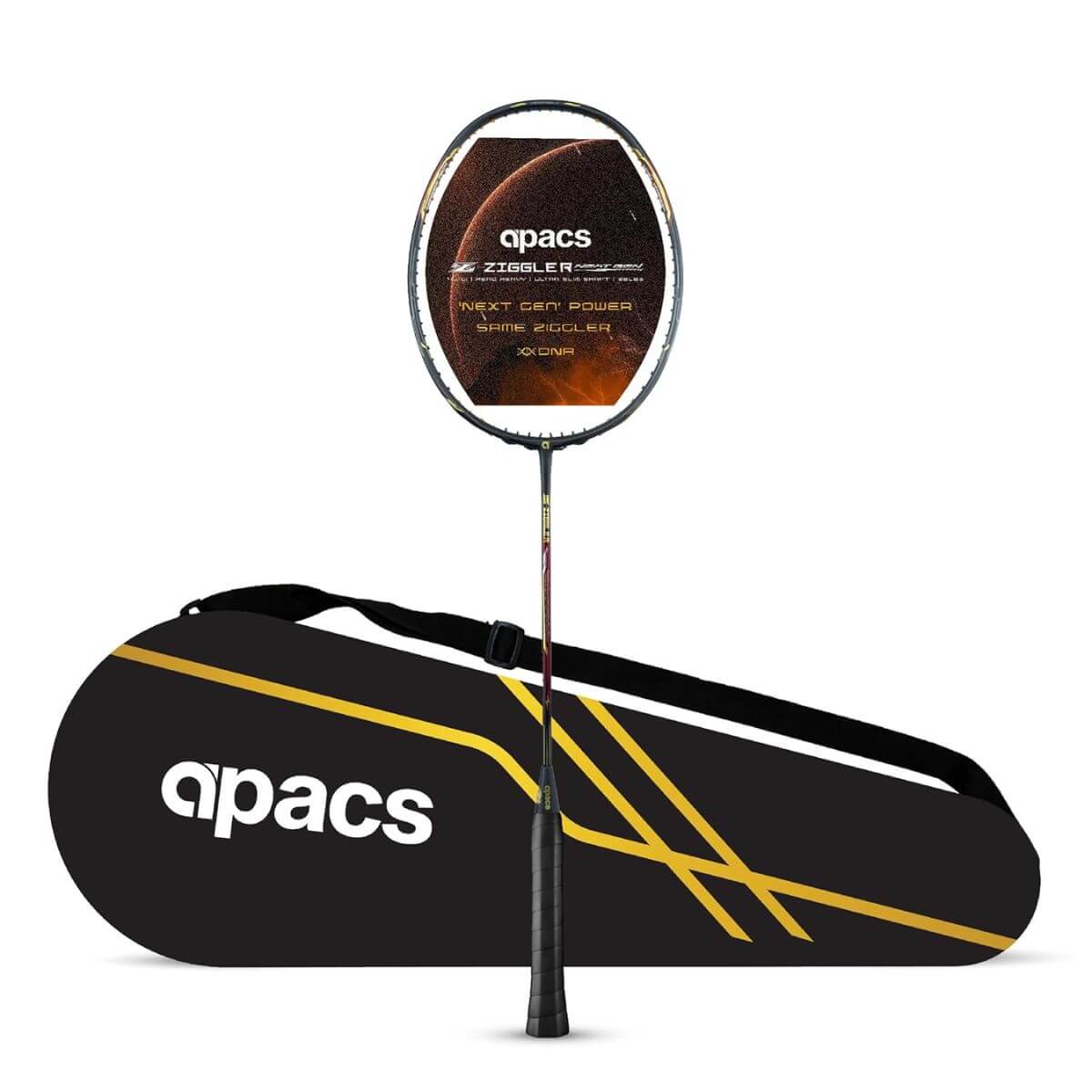Apacs Finapi 232 Xtra Power Badminton Racquet (Navy) – Sportswing.in