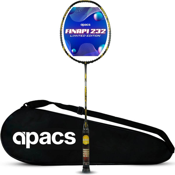 Apacs Finapi 232 Limited Badminton Racquet (Black/Gold)