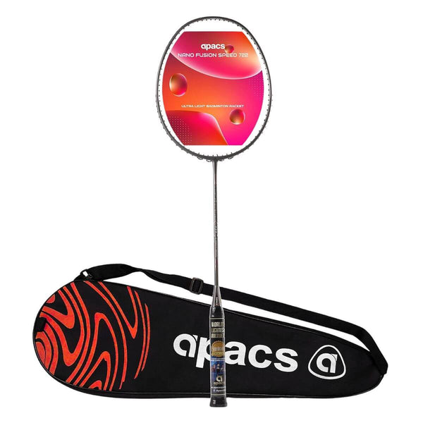 Apacs Nano Fusion Speed 722 Badminton Racquet (Grey)