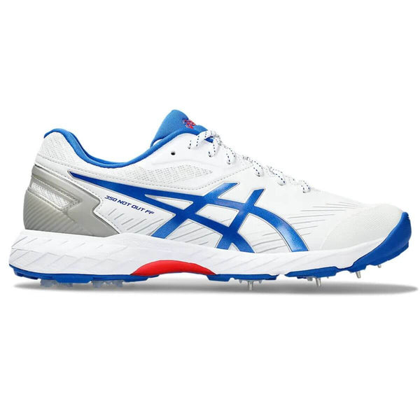 Asics 350 Not Out FF Cricket Shoes (WHITE/TUNA BLUE)