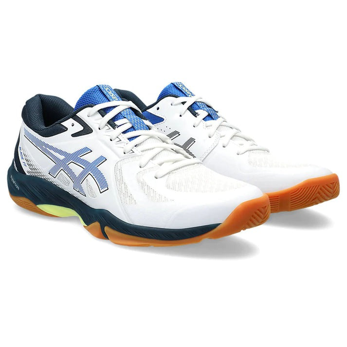 Asics Blade FF Men’s Badminton Shoes (White/illusion Blue)