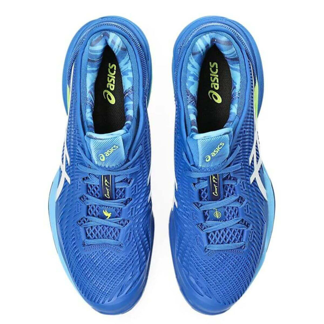 Asics Court FF3 Novak Tennis Shoes (Tuna Blue/White)