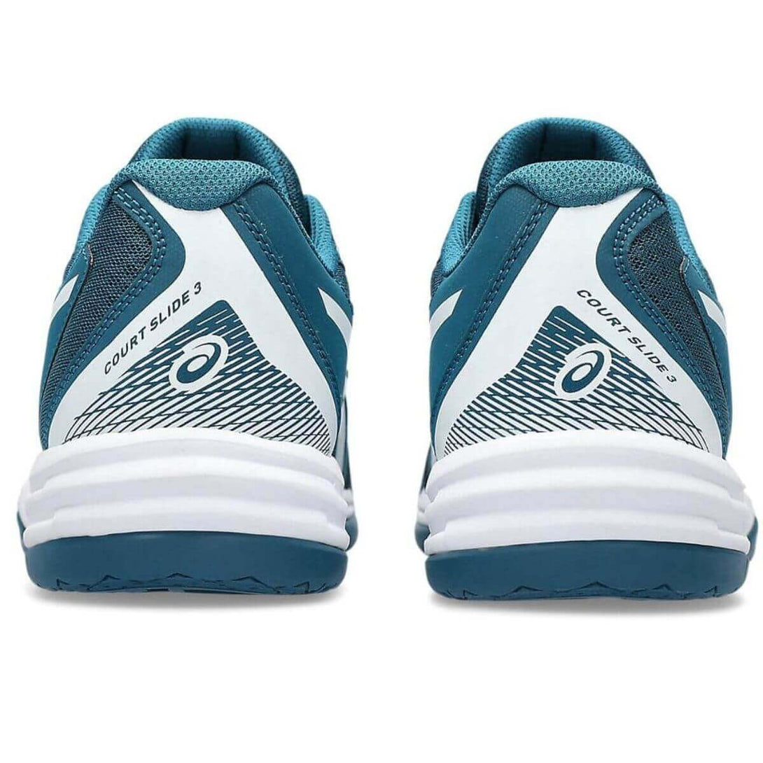 Asics Court Slide 3 Tennis Shoes ( RESTFUL TEAL/WHITE)