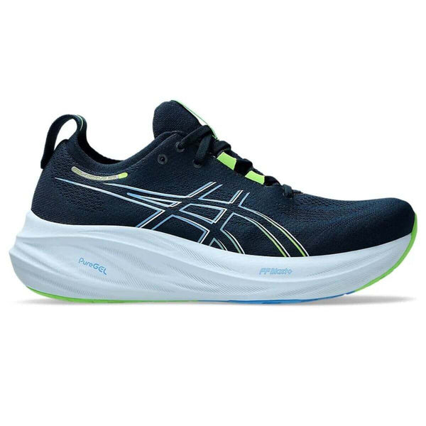 Asics Gel-Nimbus 26 Running Shoes (French Blue/Electric Lime)