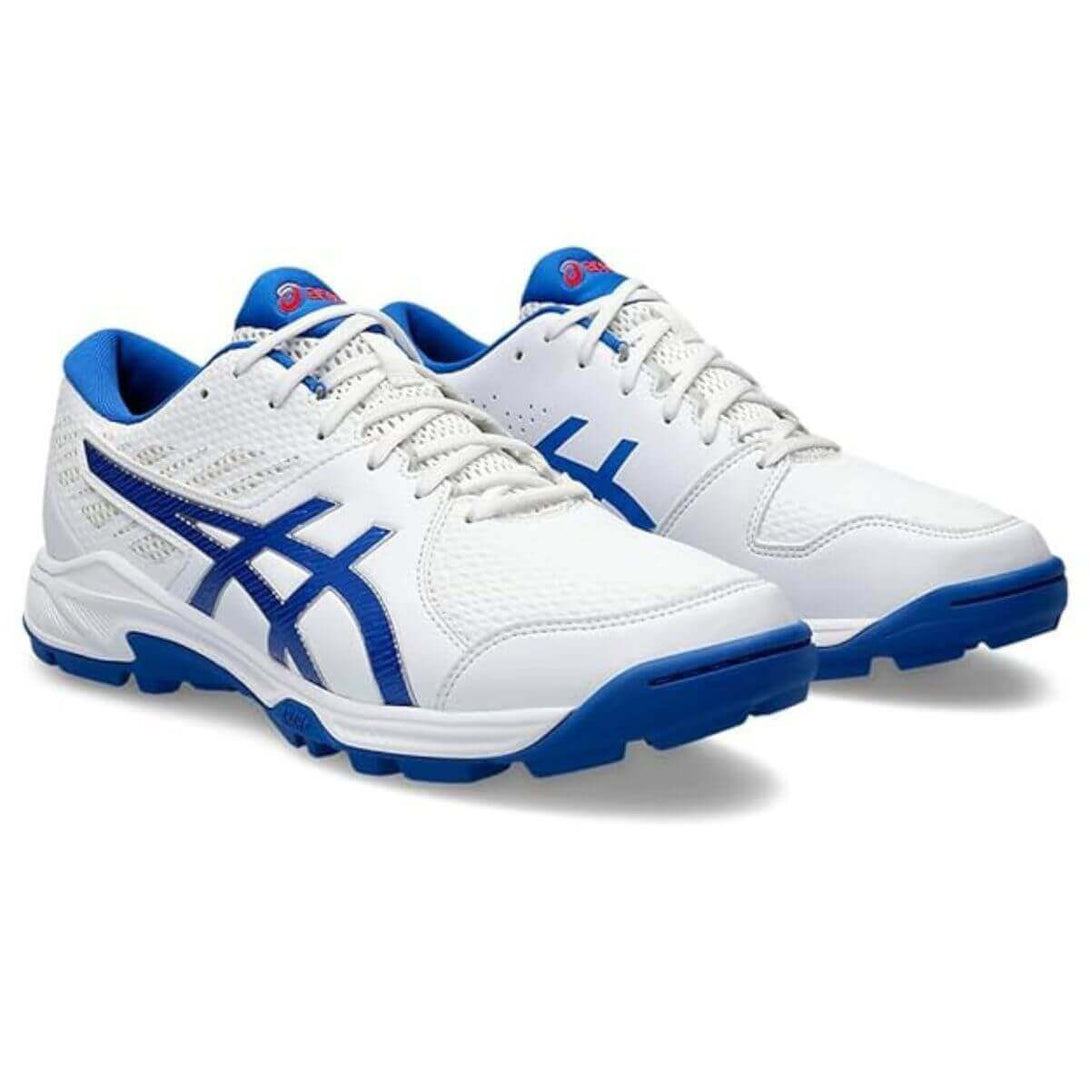 Asics Gel-Peake 2 Cricket Shoes (White/Tuna Blue)
