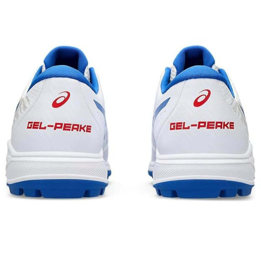 Asics Gel-Peake 2 Cricket Shoes (White/Tuna Blue)