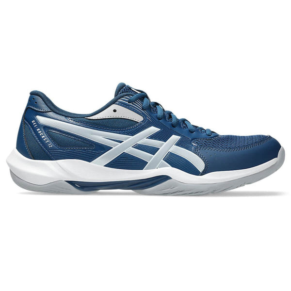 Asics Gel-Rocket 12 Volleyball/Badminton Shoes (Mako Blue/Piedmont Grey)