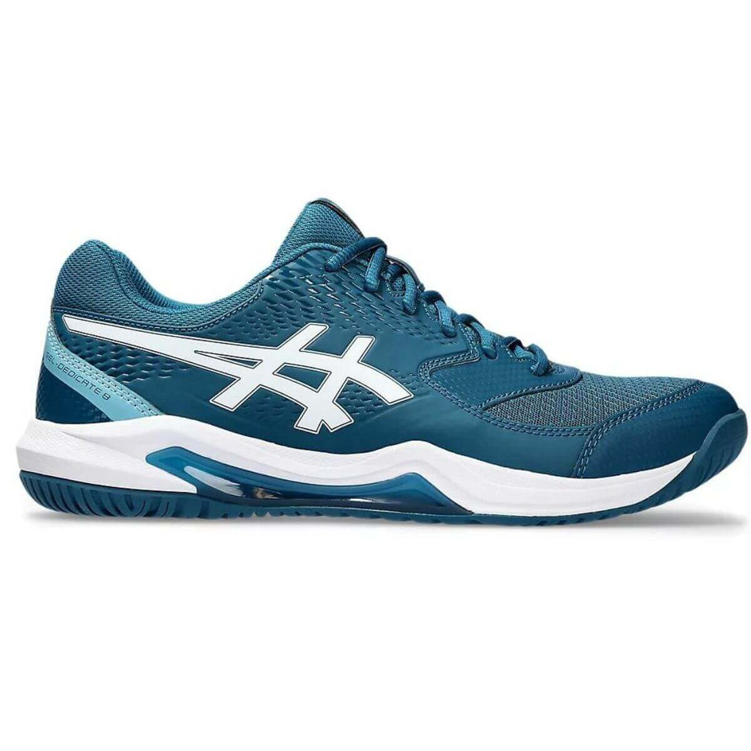 Asics Gel Dedication 8 Tennis Shoes (Restful Teal/White)Asics Gel Dedication 8 Tennis Shoes (Restful Teal/White)
