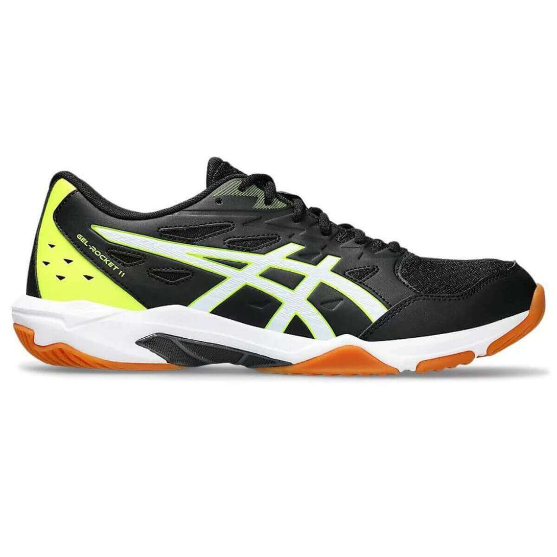 Asics Gel Rocket 11 Badminton Shoes (Black/White)