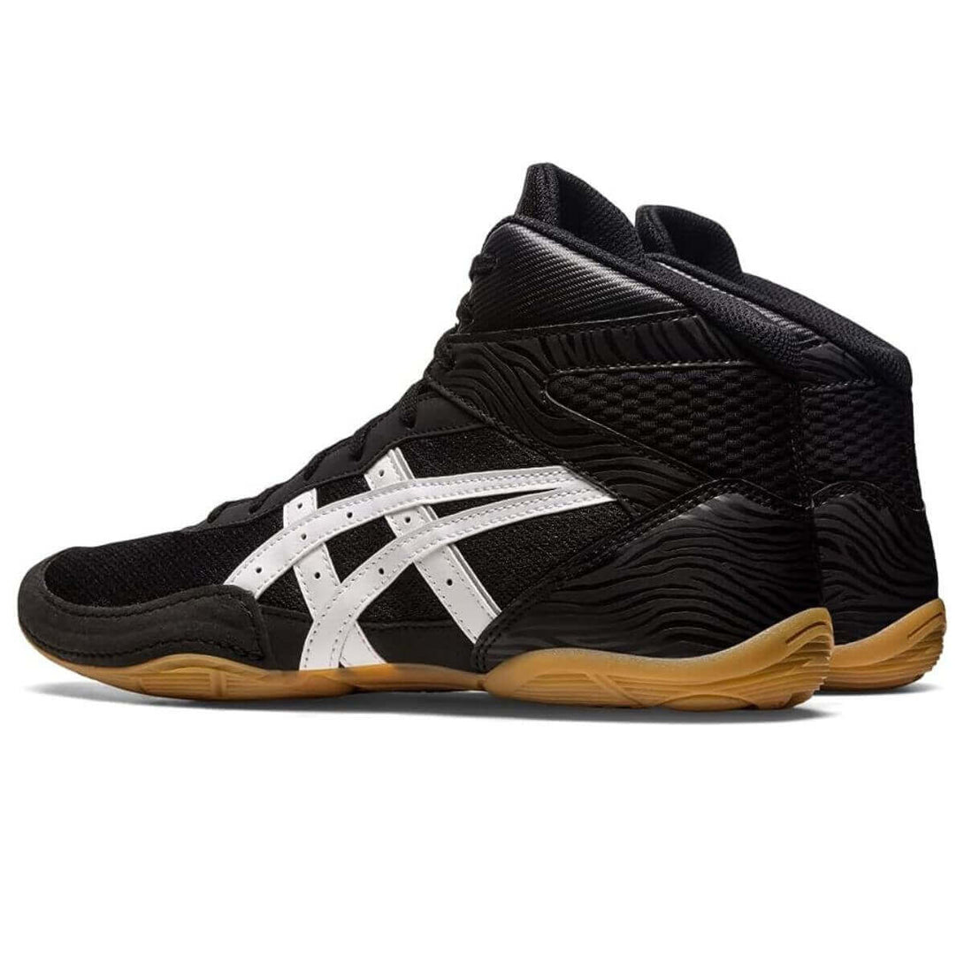 Asics Matflex 7 Wrestling Shoes (Black/White) – Sportswing.in