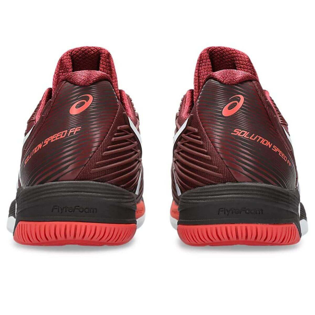 Asics Solution Speed Ff 2 Tennis Shoes (Antique Red/White)