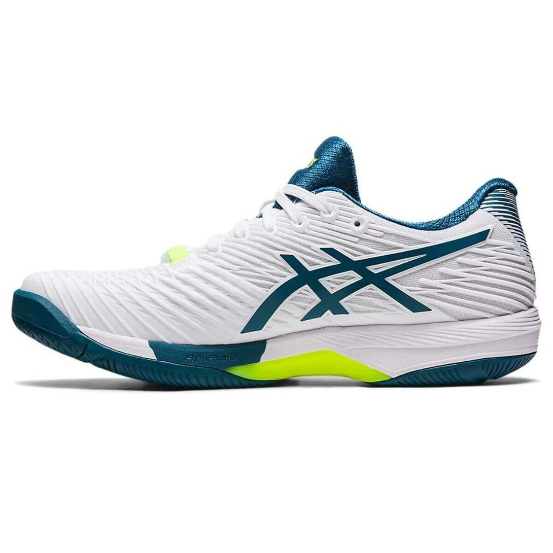 Asics Solution Speed Ff 2 Tennis Shoes (White/Restful Teal)