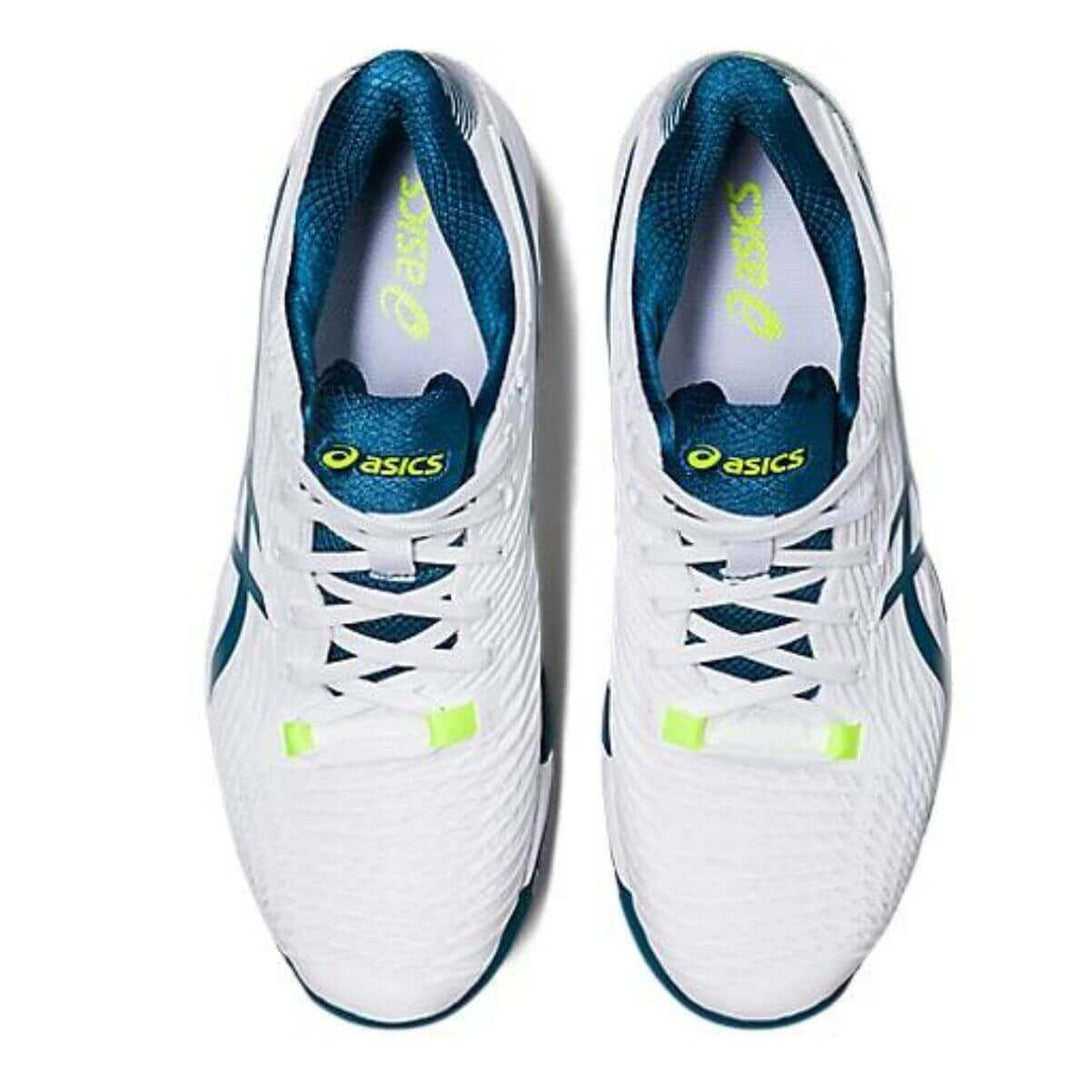 Asics Solution Speed Ff 2 Tennis Shoes (White/Restful Teal)