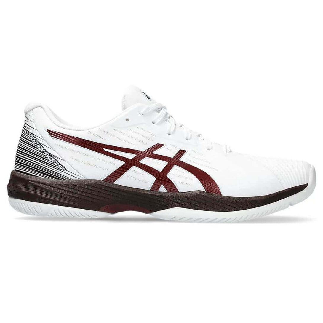 Asics Solution Swift FF Tennis Shoes (White/Antique Red)