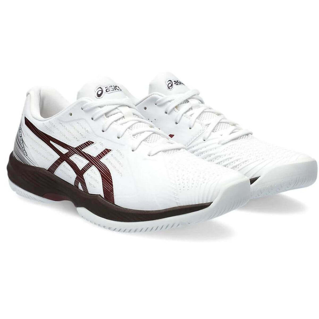 Asics Solution Swift FF Tennis Shoes (White/Antique Red)