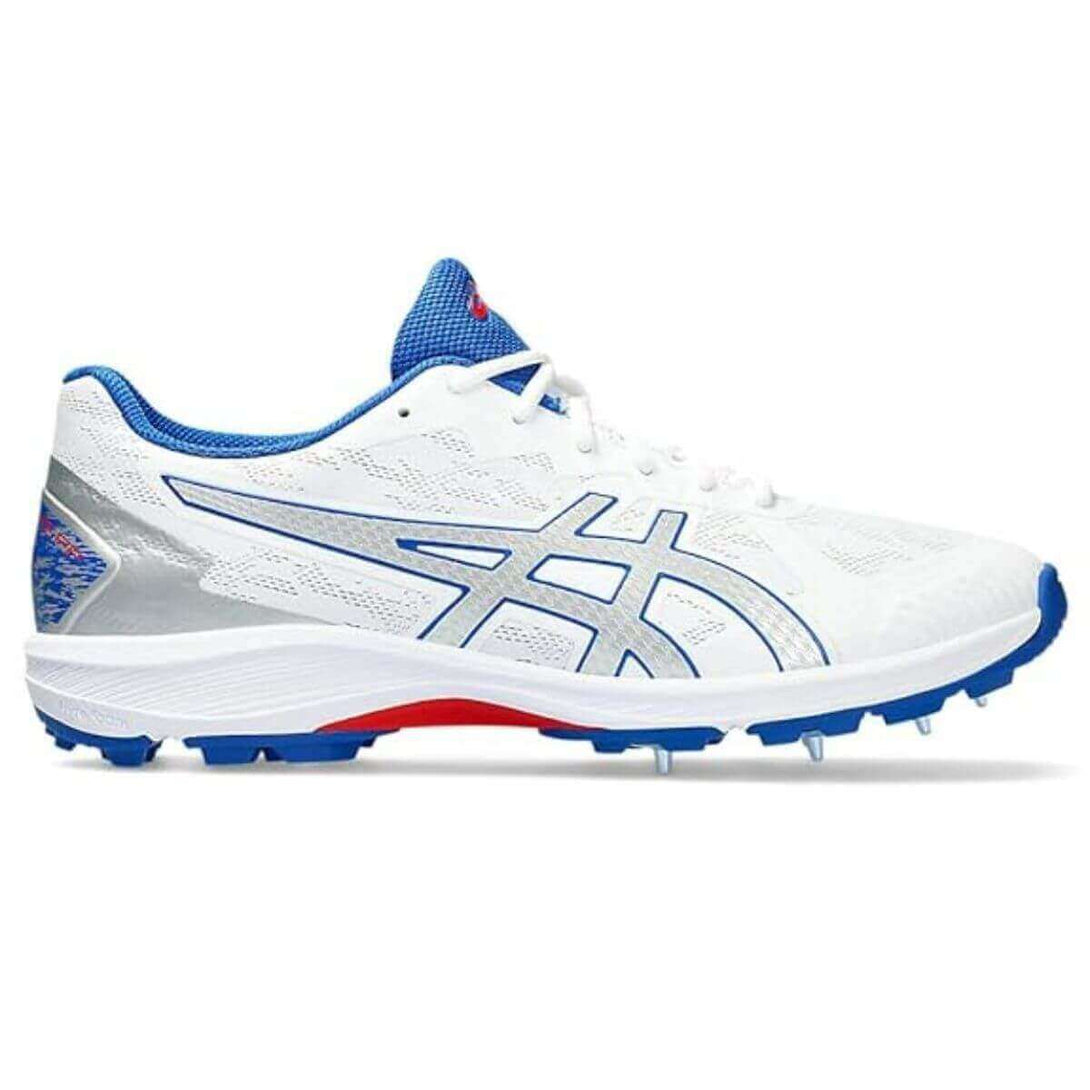 Asics Strike Rate FF Cricket Shoes (White/Pure Silver)