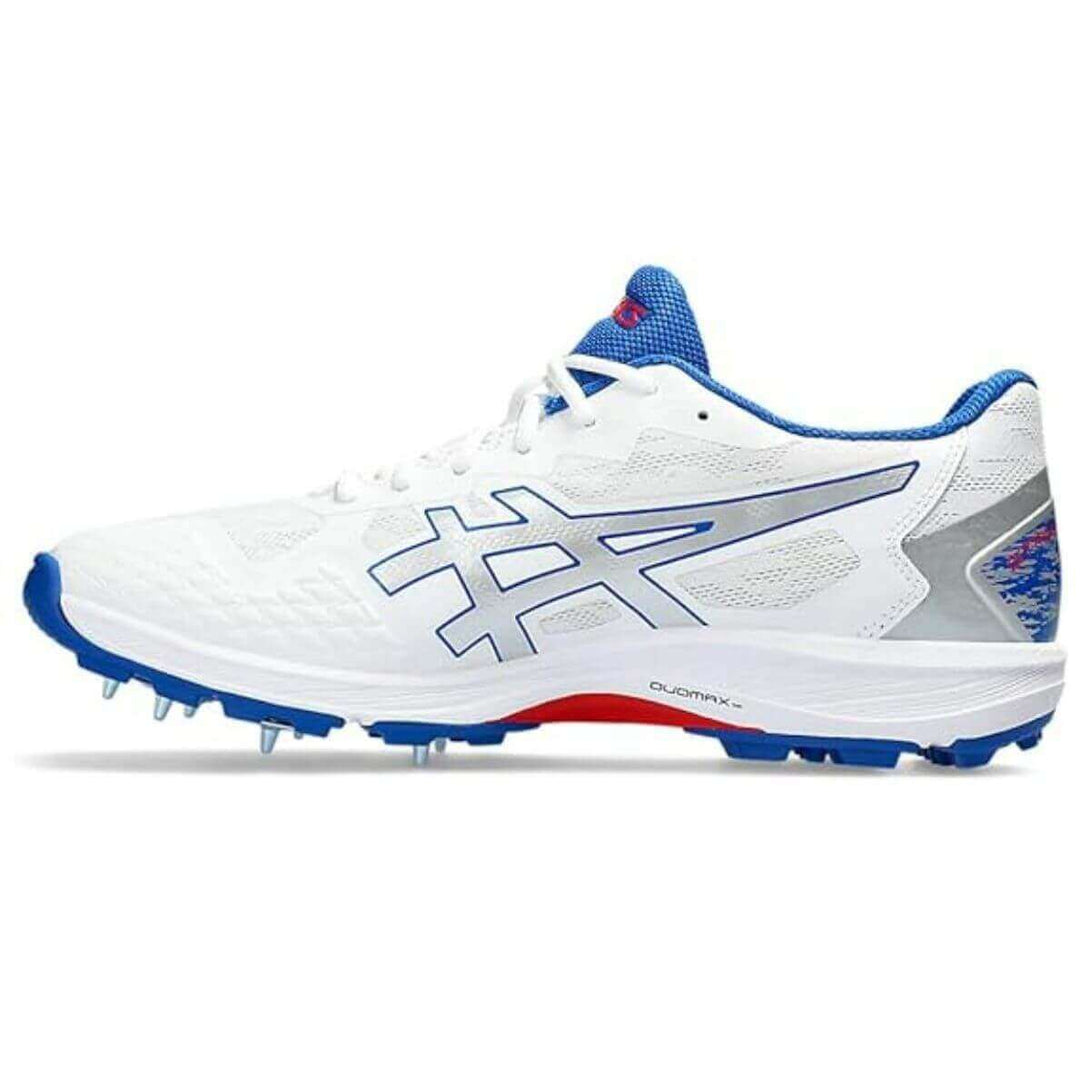 Asics Strike Rate FF Cricket Shoes (White/Pure Silver)