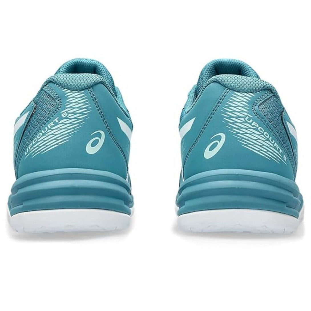 Asics Upcourt 5 Badminton Shoes (Blue Teal/White)