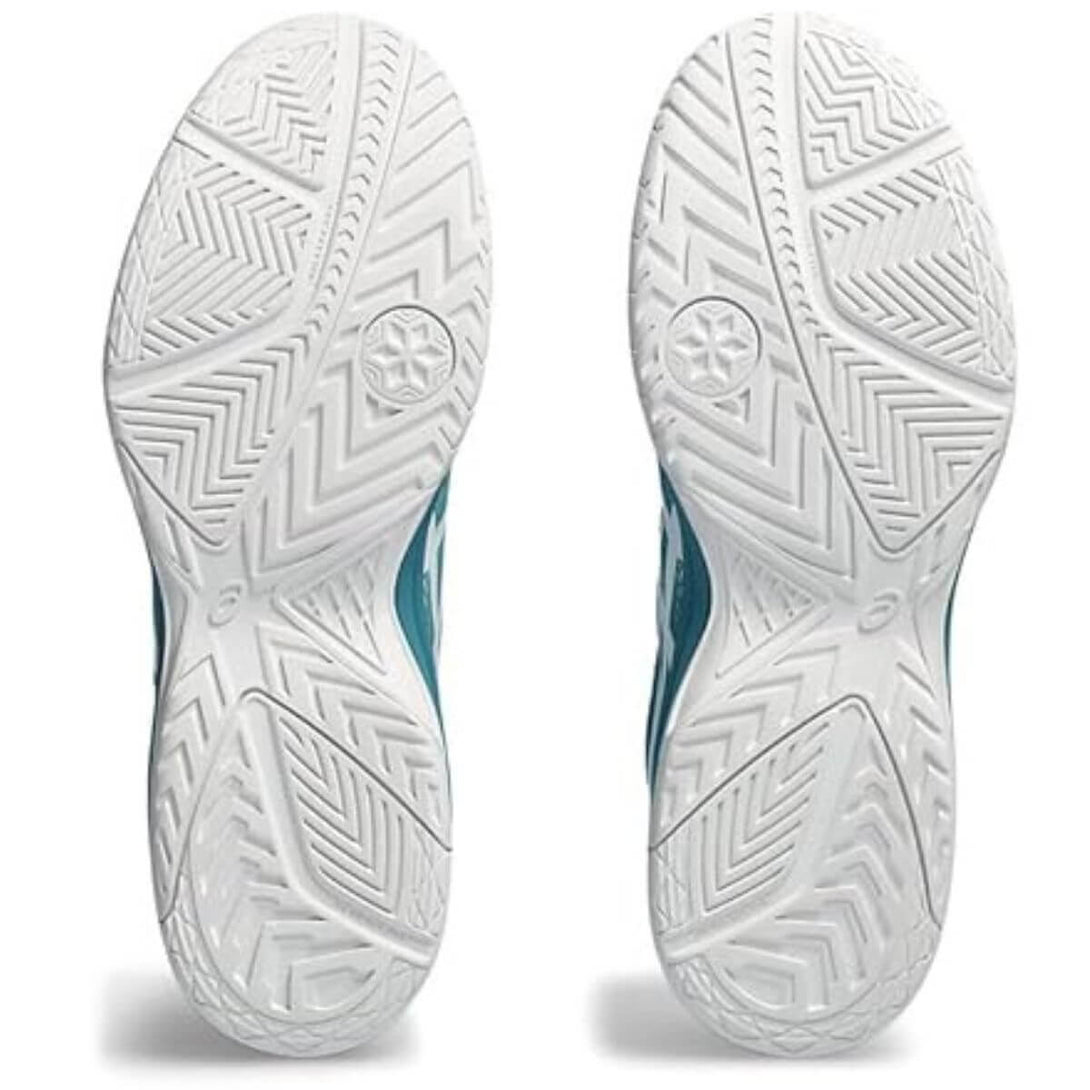 Asics Upcourt 5 Badminton Shoes (Blue Teal/White)