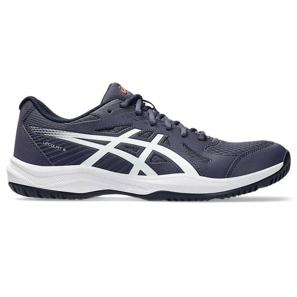Asics Upcourt 6 Badminton Shoes (Indigo Fog/White)