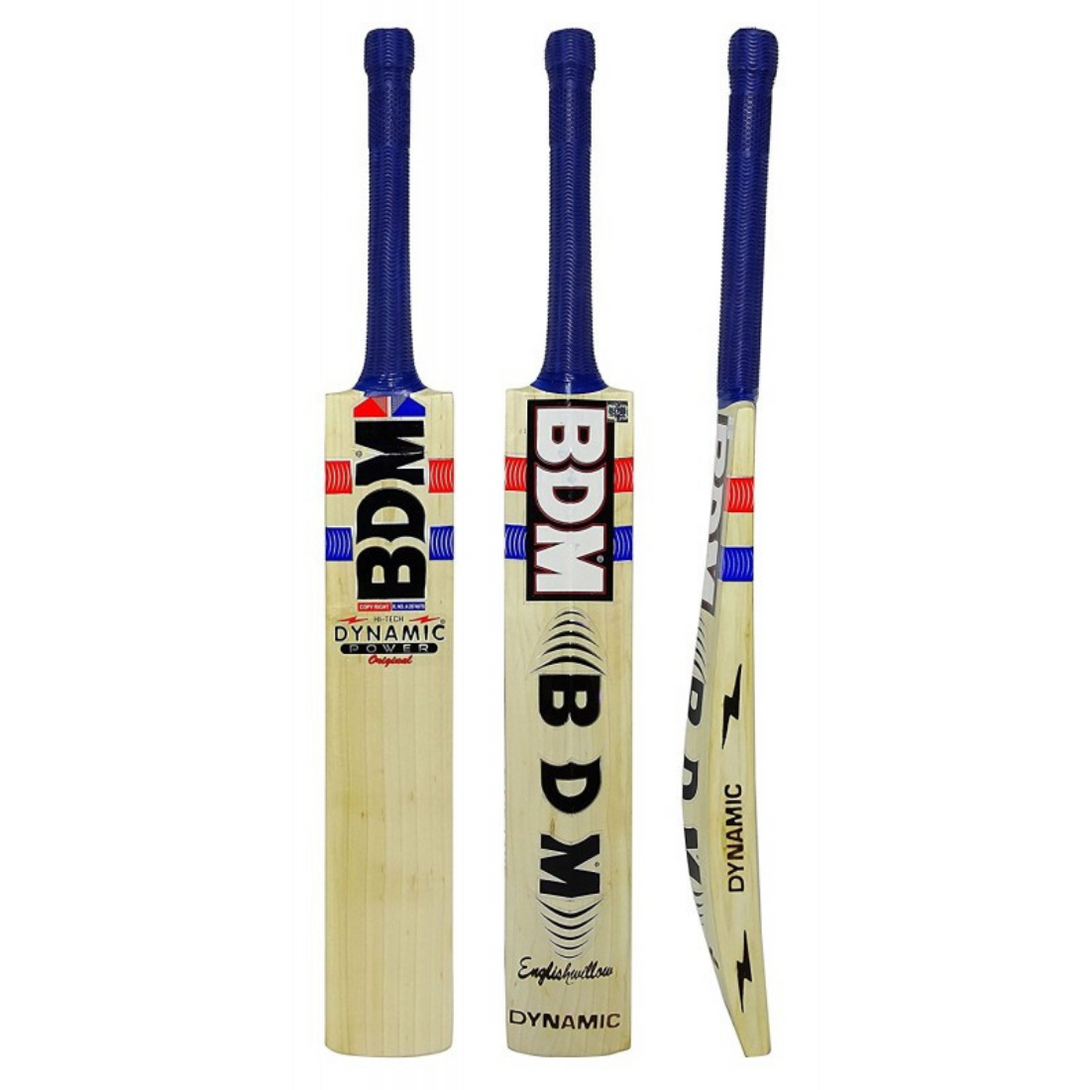 BDM Dynamic Power Original English Willow Cricket Bat-Men’s