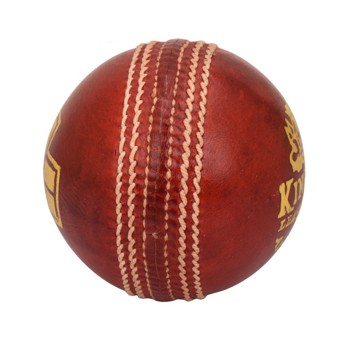 BDM King Fisher League Cricket Leather Ball (Pack of 1 & 6)
