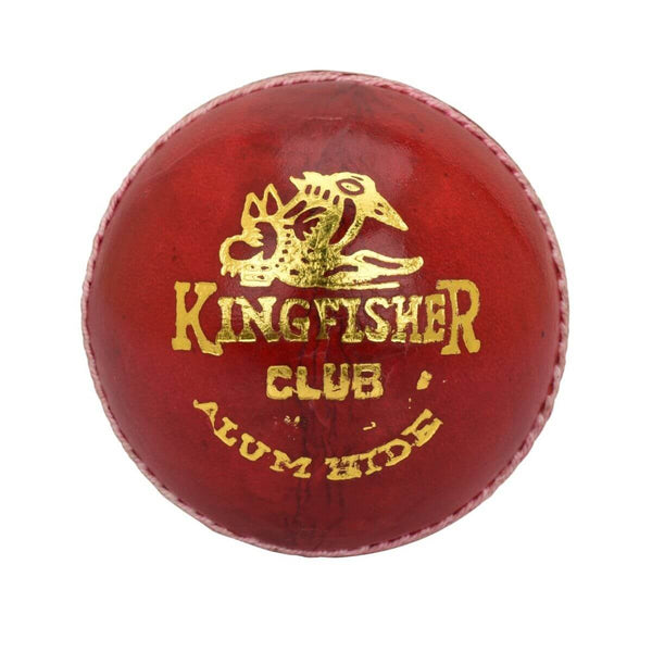 BDM Kingfisher Club Red Leather Ball