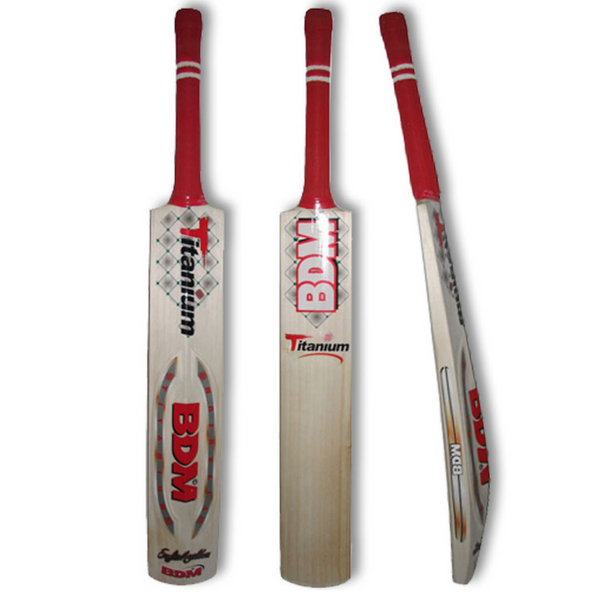 BDM Titanium English Willow Cricket Bat-Men’s