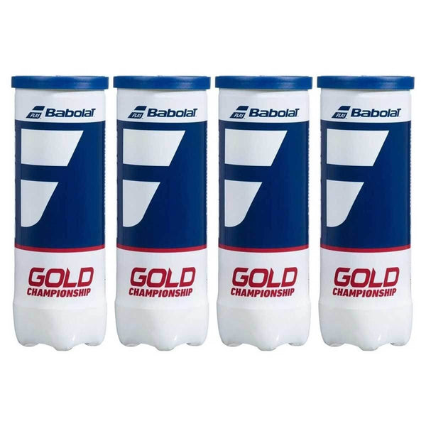 Babolat Gold Championship Tennis Ball (4Cans-12 Balls)