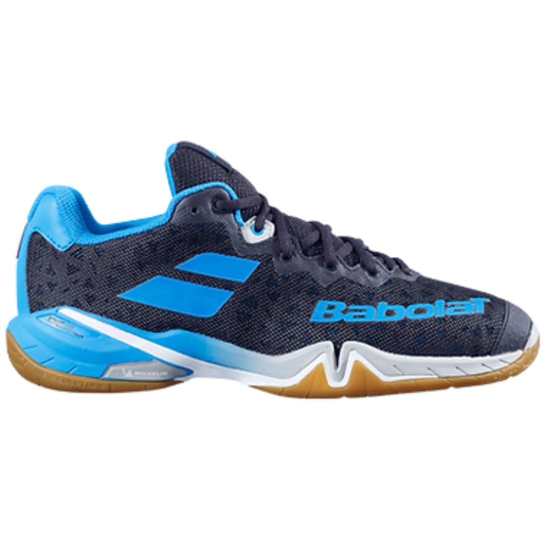 Babolat Shadow Tour Men Badminton Indoor Shoes (Black/Blue)