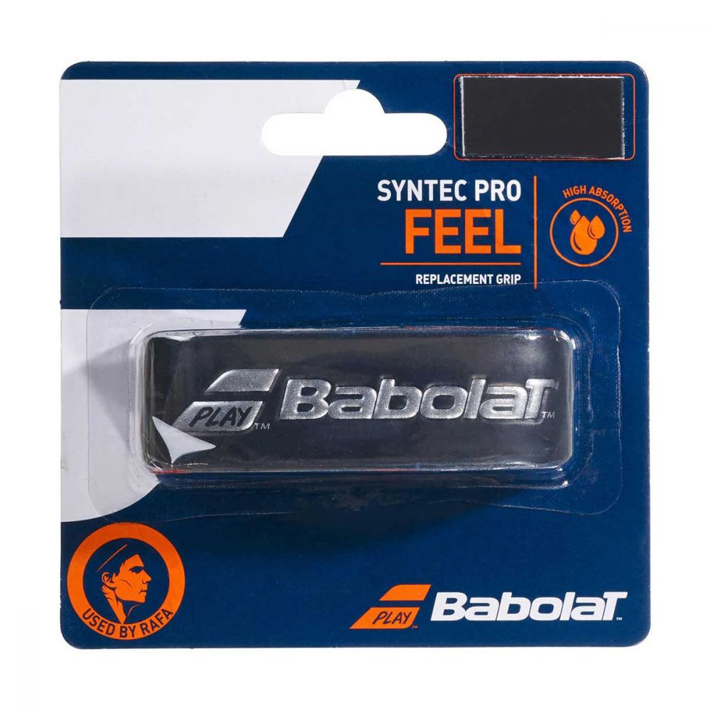Babolat Syntec Pro X1 Replacement Tennis Grip (Black Pack of 6)