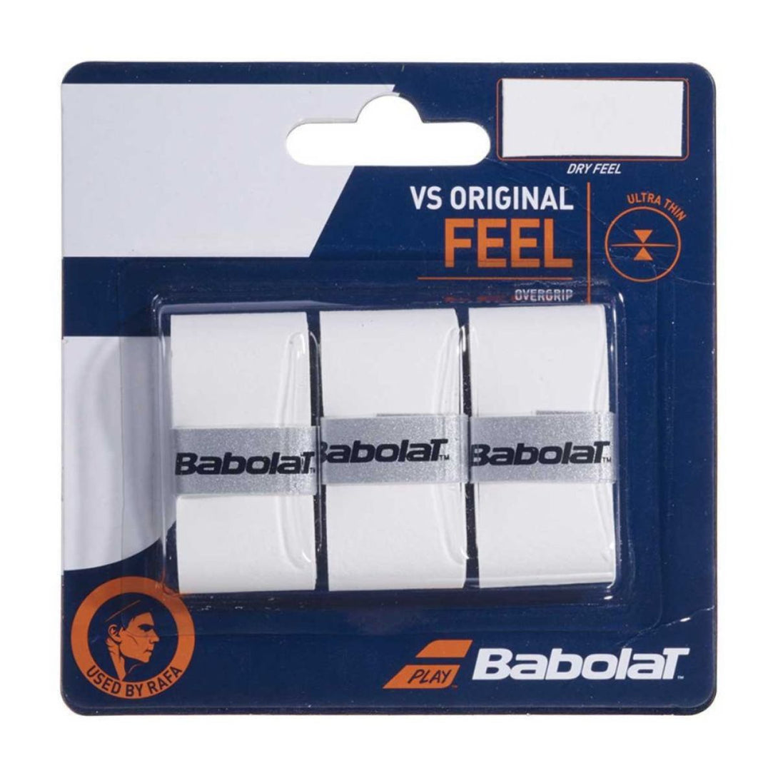 Babolat VS Original X3 Tennis Overgrip (White)