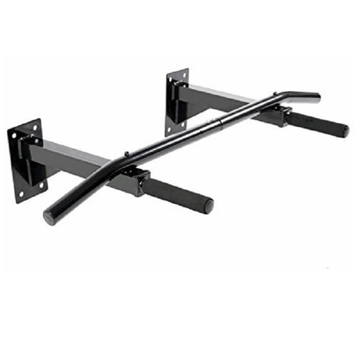 Bodyfit 20KG Home Gym Set and Wall Mounting Chin Up Bar Combo