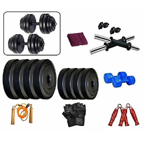 Bodyfit 25KG Adjustable Dumbbells Weights Fitness Home Gym Exercise Set