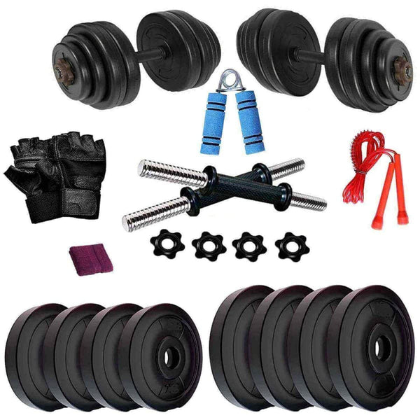 Bodyfit 25Kg Weight Plate Gym Home Gym Dumbell Set