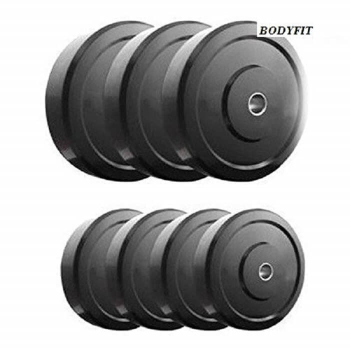 Bodyfit 80 KG Exercise Sets Weight Plates Combo Home Gym Set