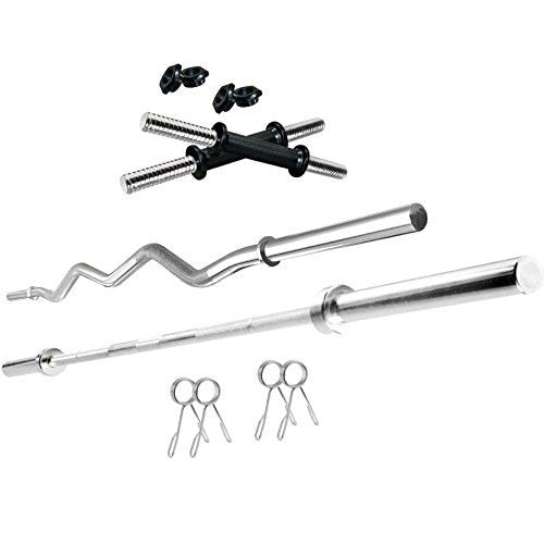 Bodyfit 80 KG Exercise Sets Weight Plates Combo Home Gym Set