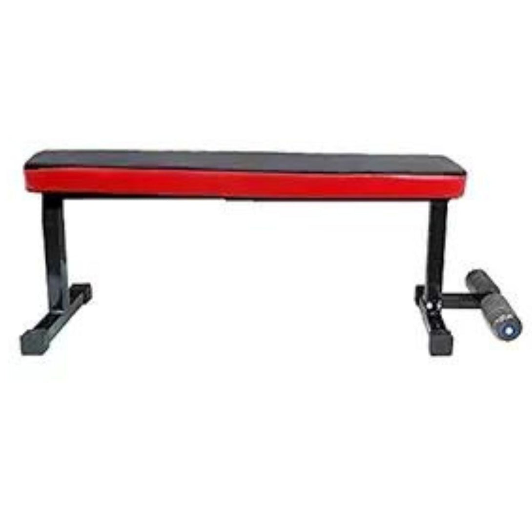 Bodyfit Flat Dual Color Leg Support, Gym Weight, Adjustable Bench – Multicolor